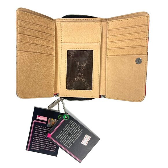 LeSportSac Tokidoki Toy2R Qee Starfish Sea Wallet Multi Compartment Simone Legno - Picture 5 of 9